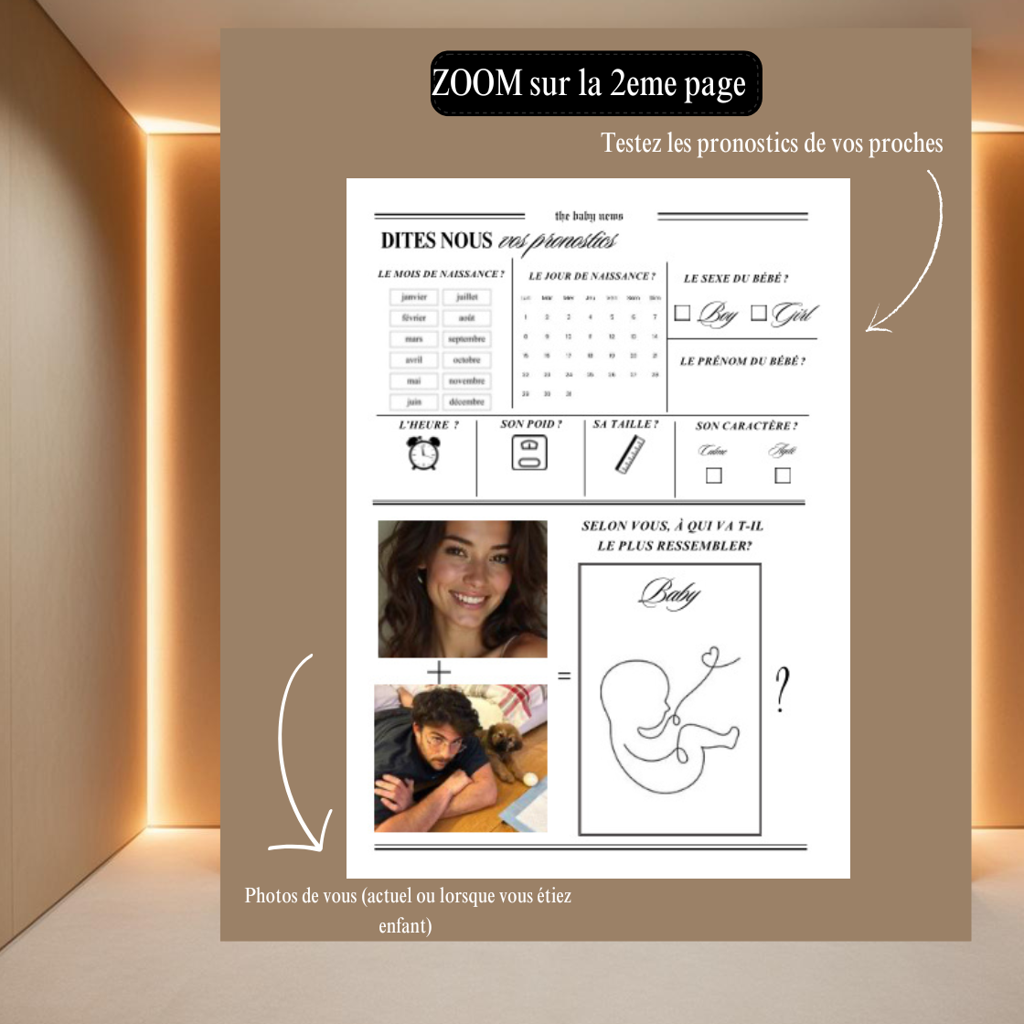 Journal annonciateur de grossesse